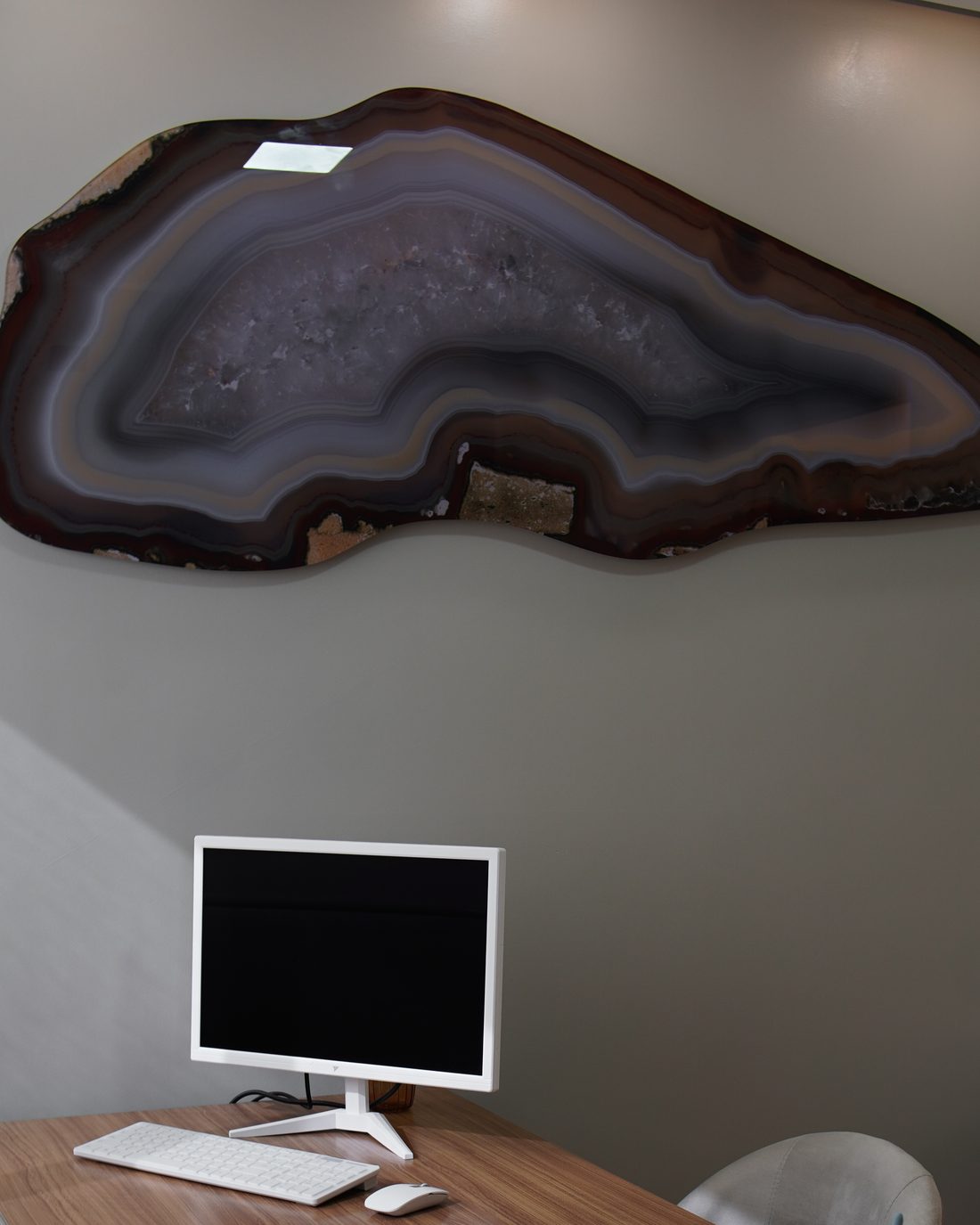 Sala de avaliação do Instituto ULTRA com painel de ágata